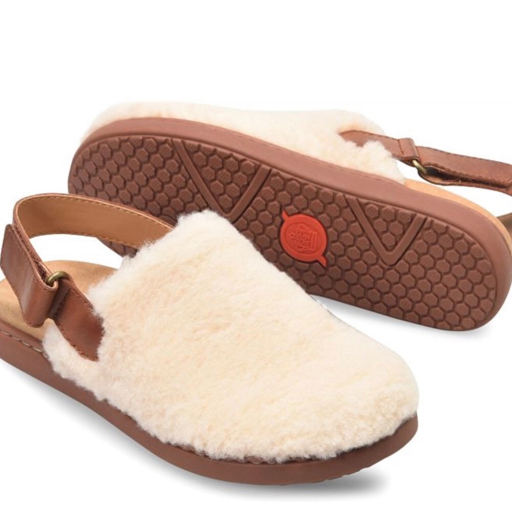 Born Shearling Clogs